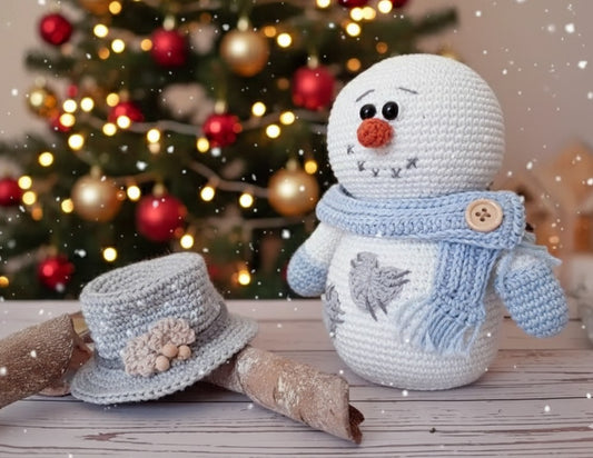 KateCrochet™ Snowman Amigurumi Crochet Pattern