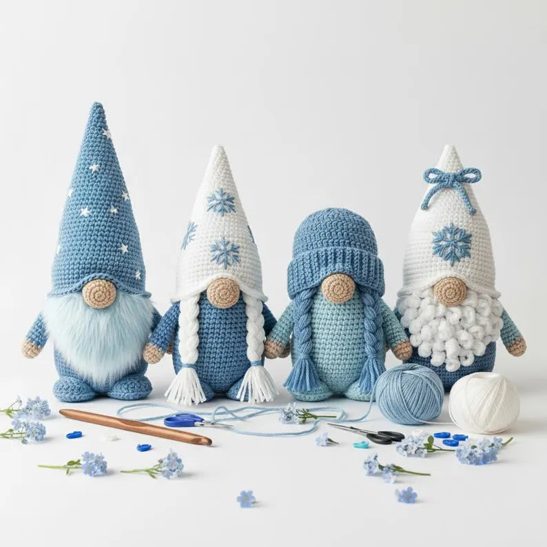 KateCrochet™ Winter Gnome Crochet Pattern